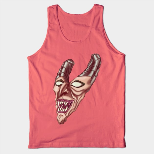 A Happy Krampus is a Scary Krampus Tank Top by GiantKamisama